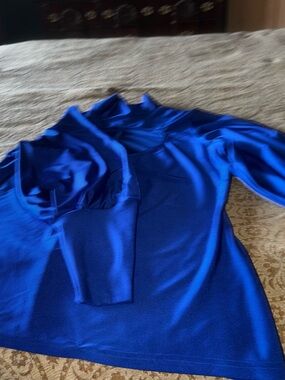 Vibrant Royal Blue Long Sleeve Top